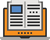Computer viewing website with information displayed in a user-friendly interface